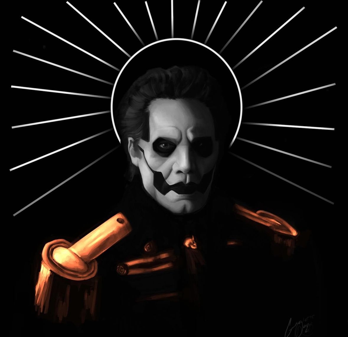 Military suit copia drawing I did recently