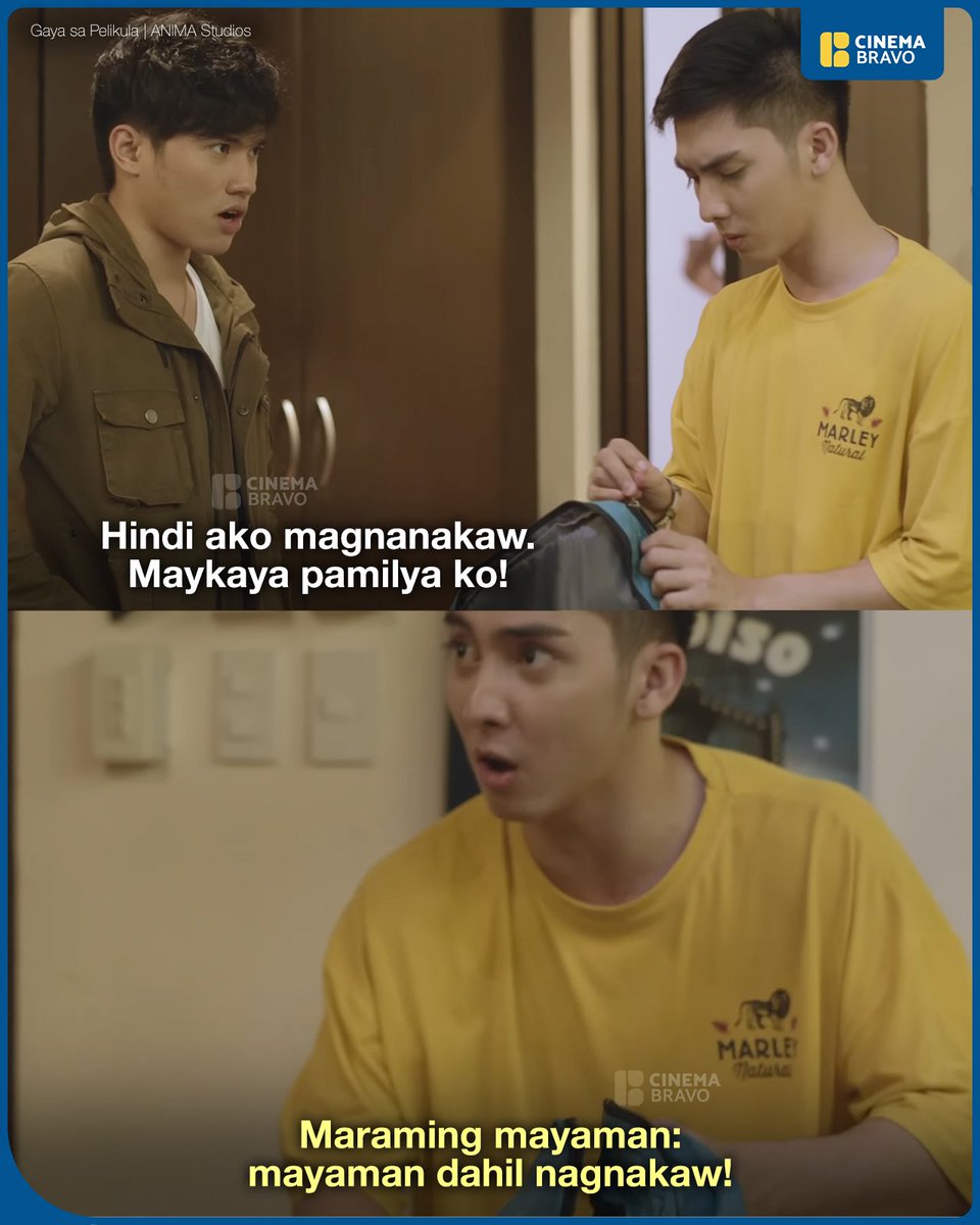 'Hindi ako magnanakaw. Maykaya pamilya ko!' — 'Maraming mayaman: mayaman dahil nagnakaw!' 🎬 Gaya sa Pelikula