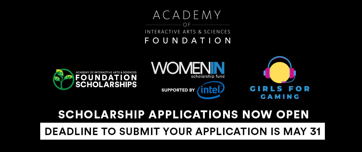 The <a href="/AIASFoundation/">AIAS Foundation</a> has opened submissions for its annual scholarship programs benefiting students and early professionals in the video games industry!!

👉To learn more and apply now, go to: aiasfoundation.org/programs/schol…

#Scholarship #GamingNews