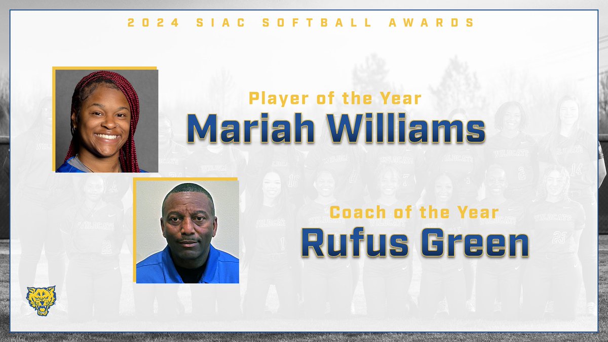 Williams Voted SIAC Player of the Year, Coach Green Honored as Coach of the Year fvsusports.com/news/2024/4/29…