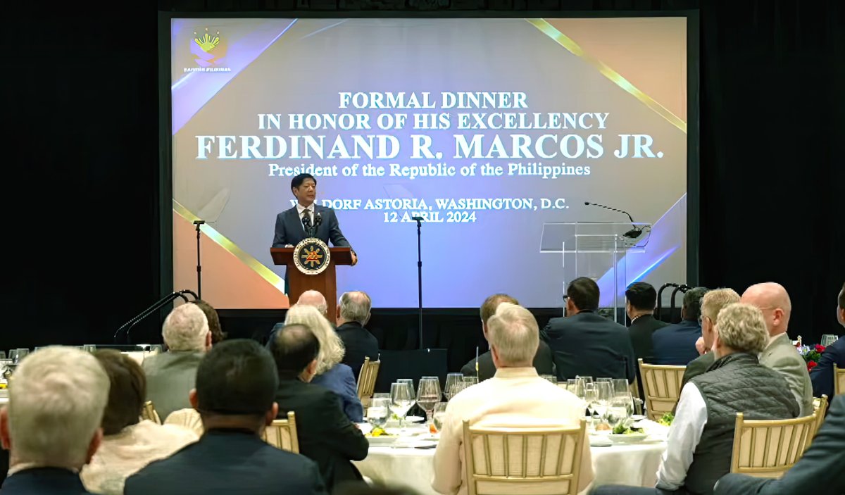 URC President Earl Gast – a US-Philippines Society board member – joined the society for a dinner with Philippine President Ferdinand Marcos Jr. on April 12 in Washington, D.C. The evening was another significant step forward in URC’s commitment to U.S.-Philippine relations.