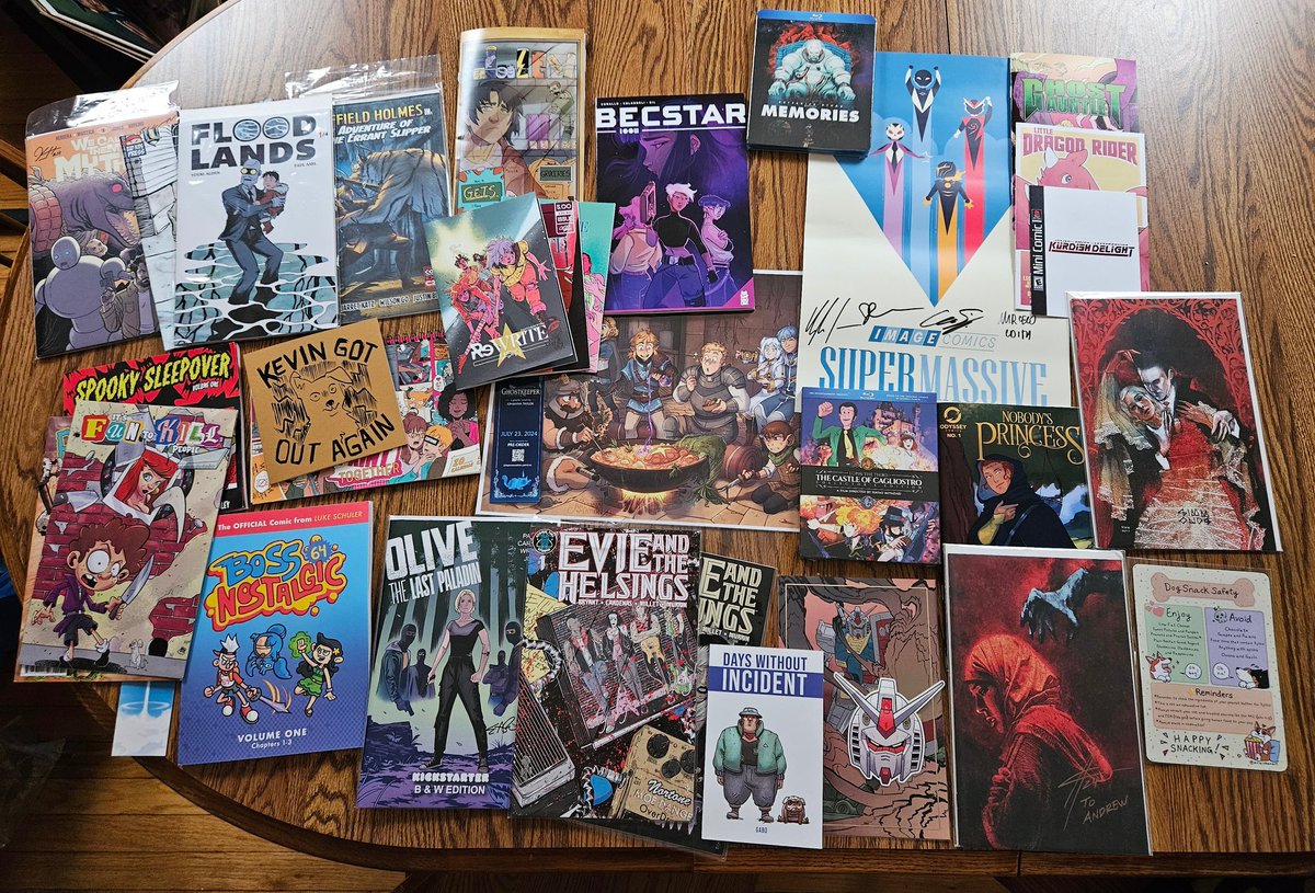 So many good comics and goodies from friends and peers this year at C2E2! Too many to tag. Thank you all.