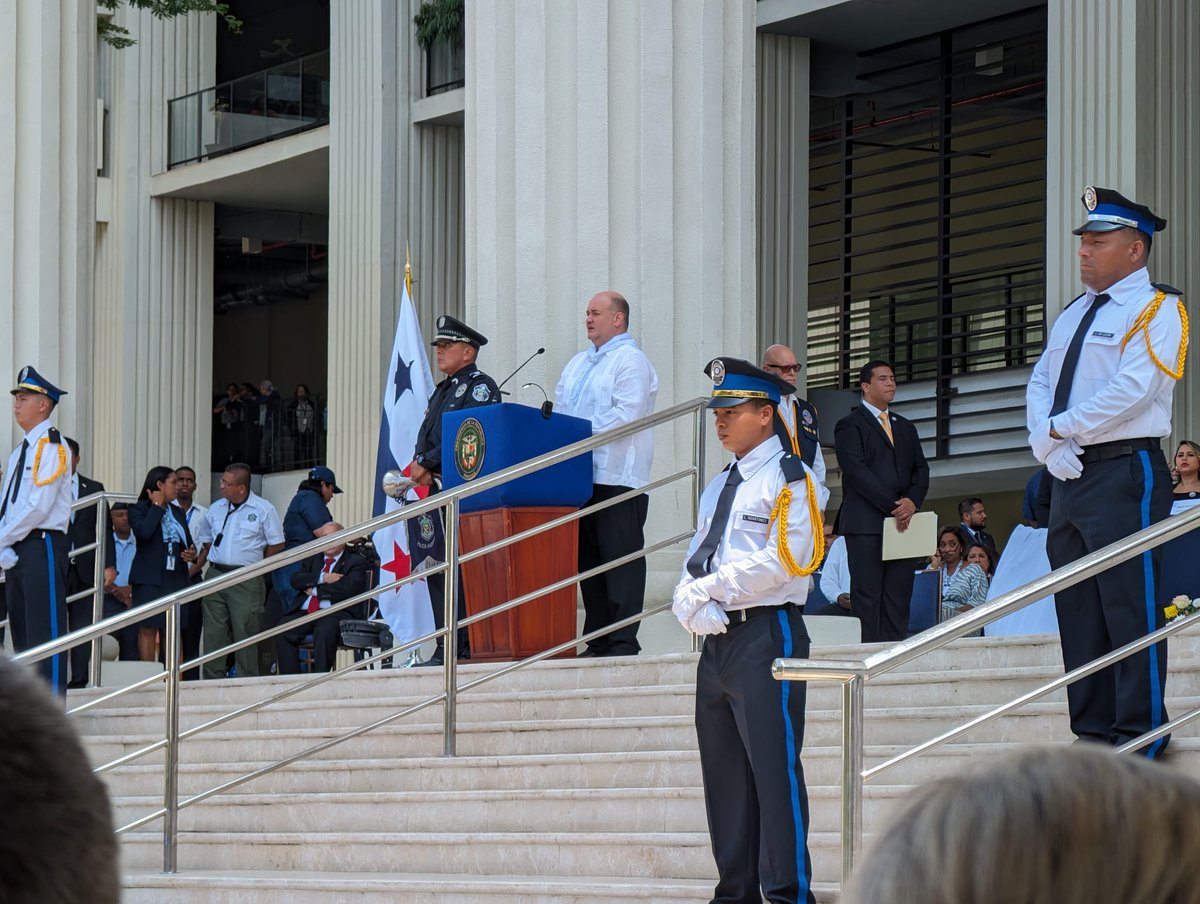 La Mision de Observación Electoral de la #OEAenPanamá participó en la ceremonia del Traspaso de mando de instituciones de la Fuerza Pública al @tepanama de cara las Elecciones Generales del domingo donde l@s panameños eligieran a sus nuevas autoridades. #MOE_OEA