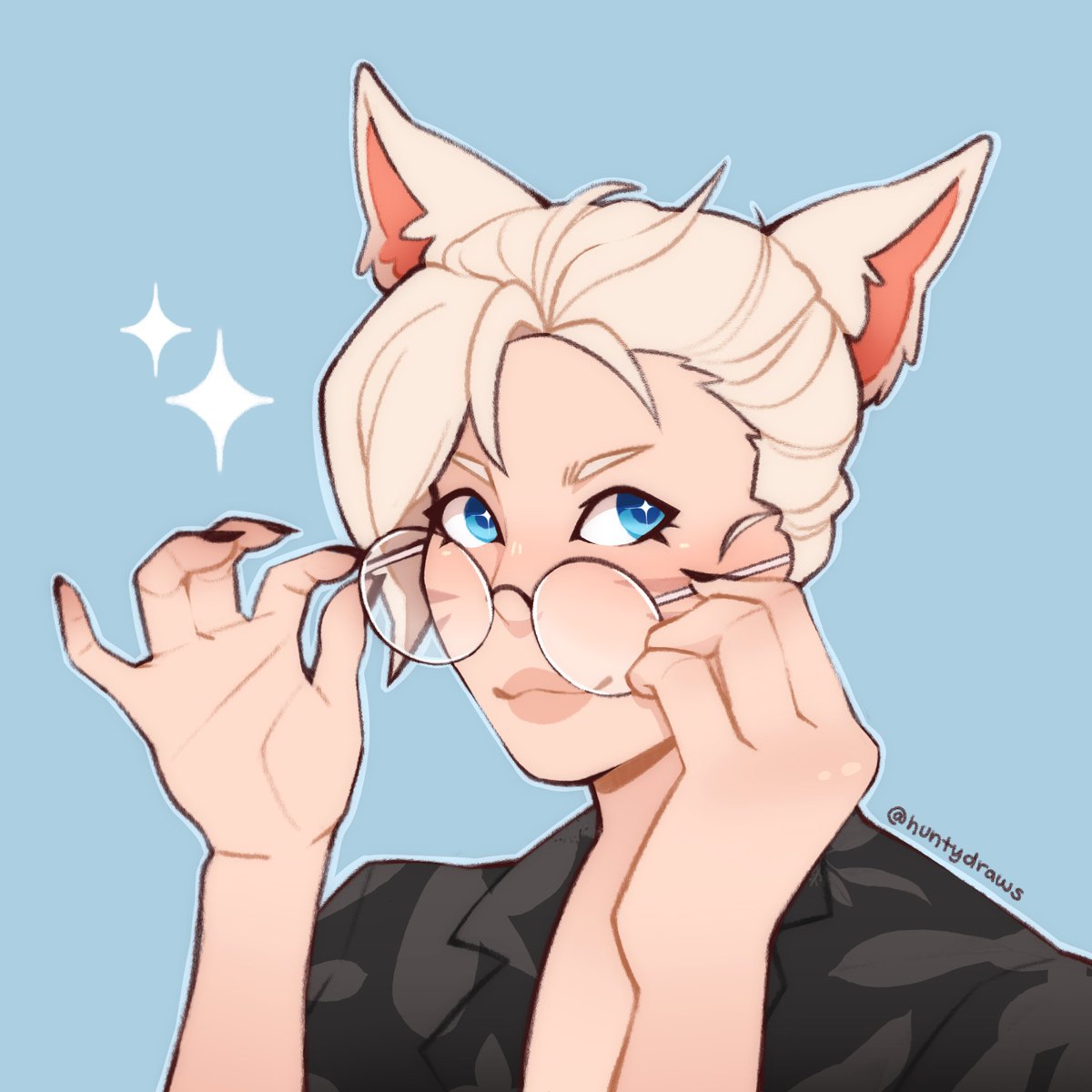 Icon commission for @aukihat 🩵 #ffxiv #ffxivart