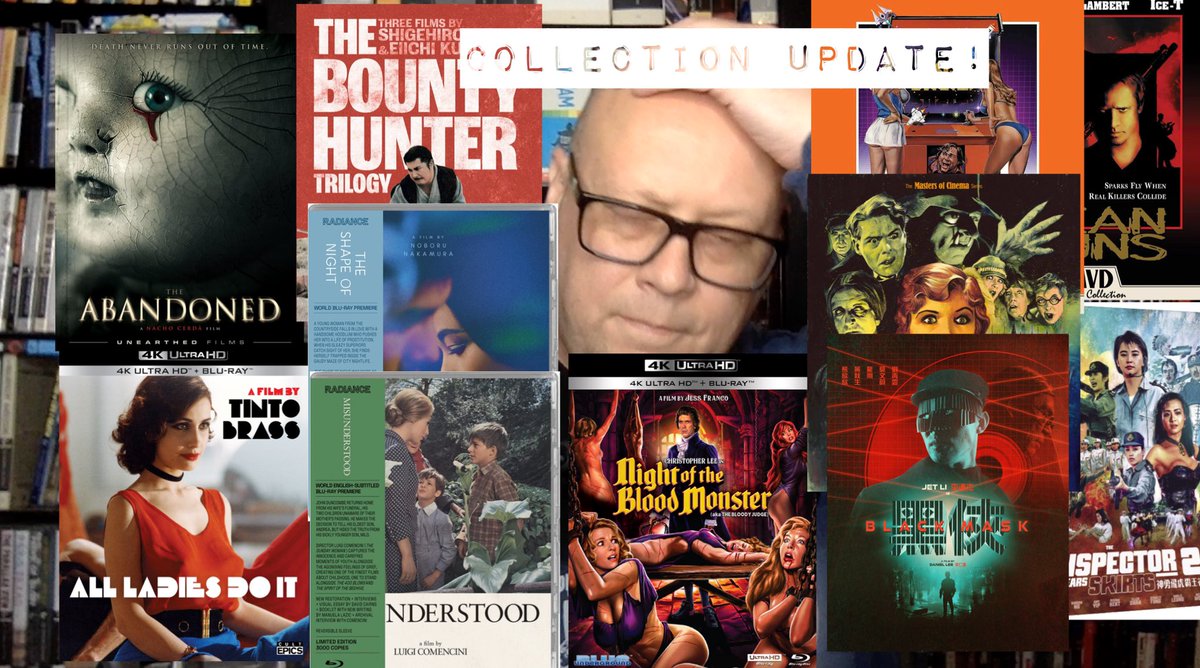 Today on my @JustTheDiscsPod channel I’m doing a little collection update, talking about discs from @mvdentgroup, @FilmsRadiance, @CultEpics, @Eurekavideo, @blunderground, @88_Films, & more: youtu.be/l9K_lzmZbc0?si…