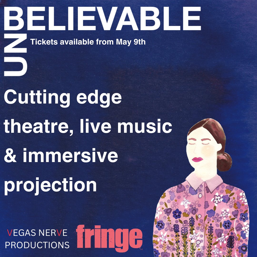 Cutting edge theatre, live music & immersive projection at the Edinburgh Fringe Festival. Tickets coming soon

#EdFringe #EdinburghFringe #Fringe2024 #FringeTheatre #theatre #unbelievable #performance #acting #performingarts #play #women #Cvenues