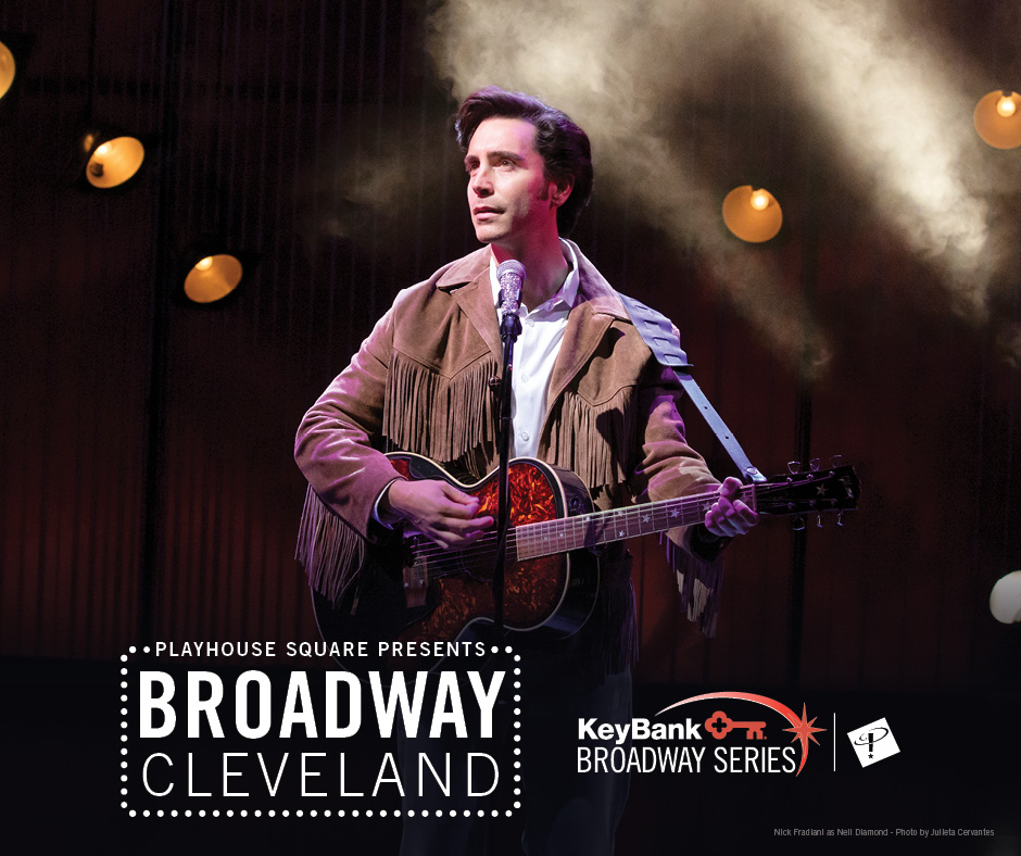 Our next @keybank BWY Series kicks off Oct 8, 2024 with A BEAUTIFUL NOISE, the inspiring, exhilarating, energy-filled #NeilDiamond Musical. Become 'a believer' with another sensational season of #BROADWAYCleveland. ✨ For season tickets visit 🎟️ playhousesquare.org/broadway