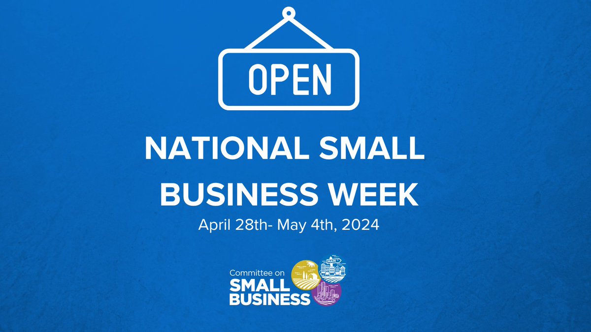 Happy #SmallBusinessWeek! 🥳 Every year, America's 33 million+ small businesses create new jobs and account for nearly half of our nation's GDP. Support the small firms in your community this week by shopping small and shopping local!
