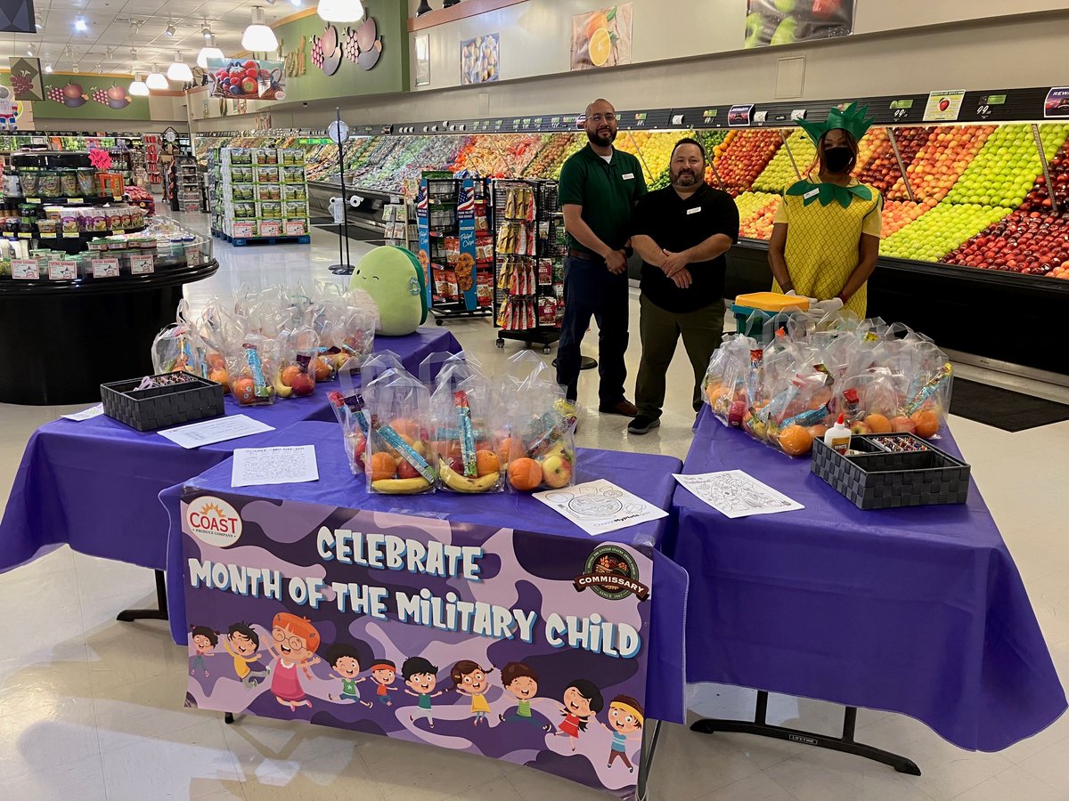 The @WrightPattAFB Commissary marked the Month of the Military Child by hosting a special event. During this occasion, the Child Development Center visited and learned about the commissary.

#monthofthemilitarychild #commissary