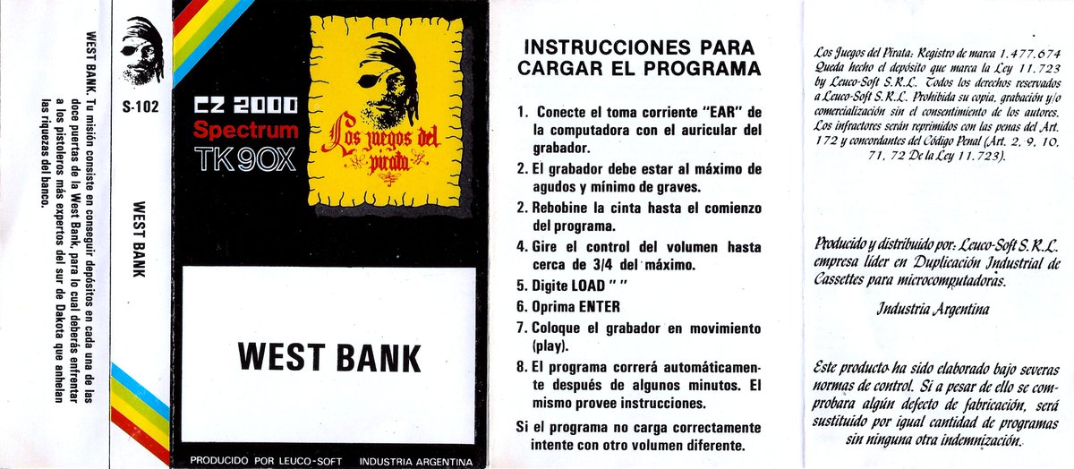 Ferpsf's tweet image. Juegos de Spectrum en los 80s👀👀👀👀
#losjuegosdelpirata #dinamicsoftware #pirateria #argentina #zxspecrum #tk90 #cassette