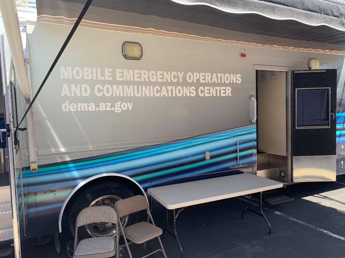 Great educational and community event with @DemaArizona on Saturday. Provided lots of solid safety info to families and kids from around the region. And we gave tours of the "Bullfrog." It's an incredible mobile coms center.
