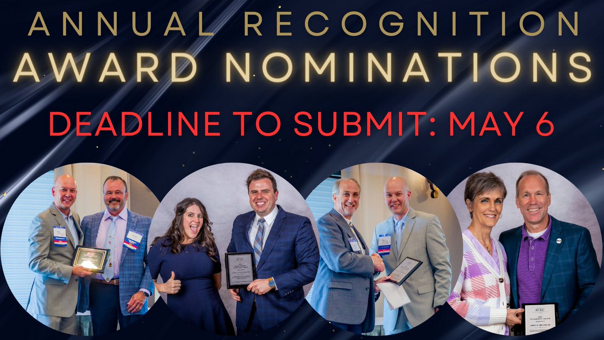 ACEC Indiana (@acecindiana) on Twitter photo <a href="/ACECIndiana/">ACEC Indiana</a>'s Annual Recognition Awards celebrate outstanding contributions to the field! Submit a star from your firm for:
~Consulting Engineer of the Year Award
~President's Award
~Young Engineer of the Year Award
Details online at: acecindiana.org/page/AnnualRec… <a href="/ACECIndiana/">ACEC Indiana</a>'s Annual Recognition Awards celebrate outstanding contributions to the field! Submit a star from your firm for:
~Consulting Engineer of the Year Award
~President's Award
~Young Engineer of the Year Award
Details online at: acecindiana.org/page/AnnualRec…