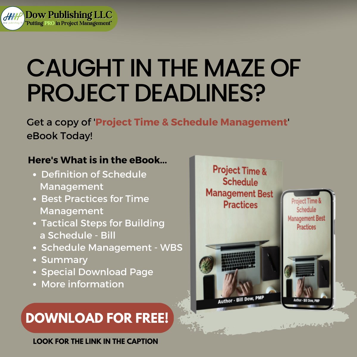 Get your FREE copy now! 
Link Here: tinyurl.com/timensched?utm…
#ProjectManagement #TimeManagement #ebook