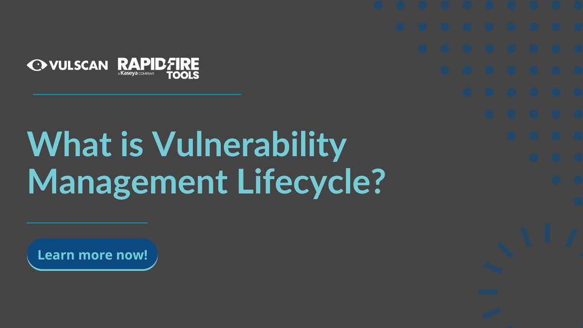 When it comes to implementing a robust vulnerability management lifecycle, VulScan from RFT comes out as the ideal solution, which could help organizations like yours streamline their #vulnerability management process💯 Learn more on the blog now! bit.ly/4bcGFDG