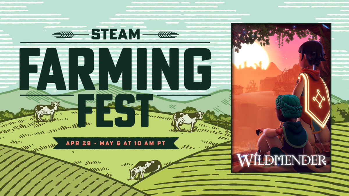 Are you ready to test your farming skills to the absolute limit? 🌾 Grow food and other miraculous plants to survive in Wildmender, which is part of Farming Fest 👇 bit.ly/4bcPhdA #kwaleegaming 💛 #Steam #FarmingFest #farming #gardening #gaming