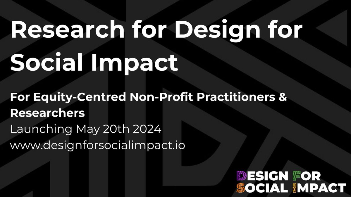 jess_oddy's tweet photo. Our Research for Design for Social Impact course launches 20th of May. 
8 weeks/Online learning
Location based pricing
Practical tools to apply equity-centred design thinking, anti-racism and anti-colonial practice to your work.
Work on real-life case studies
Guest speakers
Joy! https://t.co/nOSF7nk505