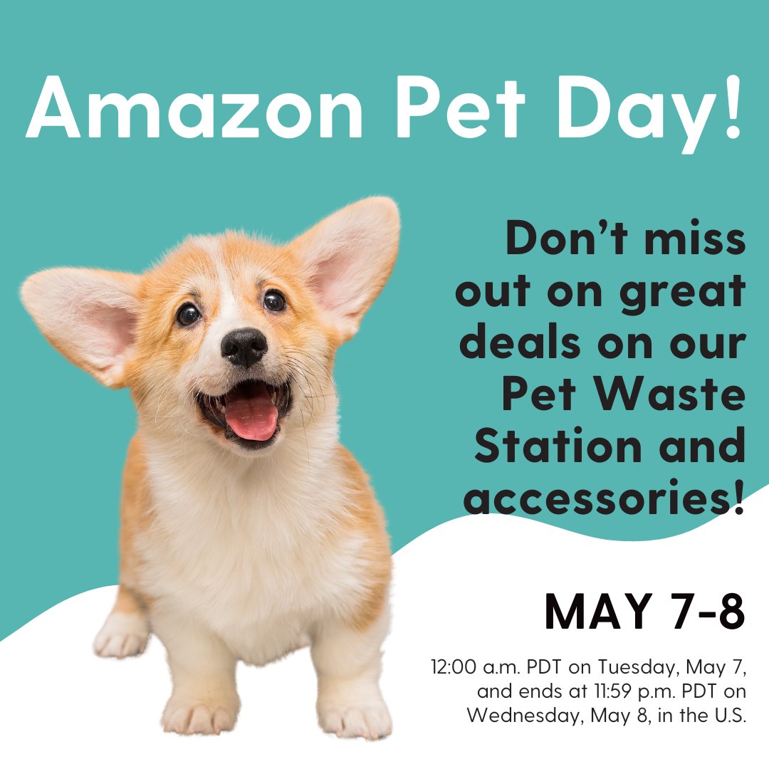 Calling all dog parents!

Amazon Pet Day is nearing! What can you expect? Deals on pet products sitewide, including our Pet Waste Station and accessories!

Shop our storefront: amzn.to/4aPxB7Q

#amazonpetday #petproduct #amazonpetproducts #dogproducts #dogmusthaves