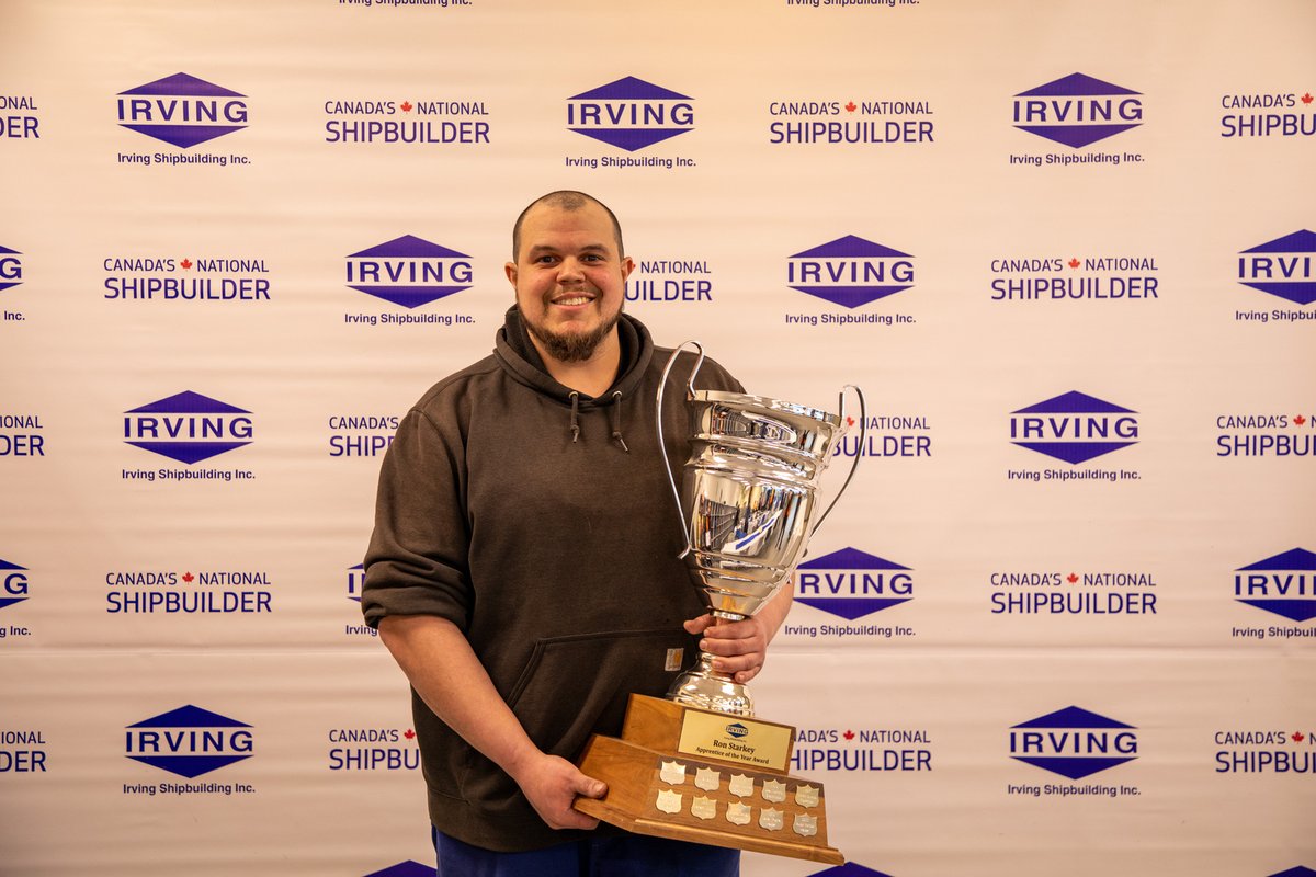 Congratulations to our Apprentice of the Year winner for 2023 - Deion Parsons! Deion began his journey through the Pathways to Shipbuilding program and quickly impressed his supervisors with his eagerness to learn and team first mindset. Read more: bit.ly/4bkdoXX