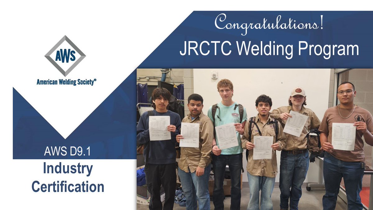 The number of jobs in the Welding field is expected to increase by 22% in the next two years. Welding jobs are in high demand! Congrats to all in our Reese Welding Program who earned certification last week! @JWErdie @lizg_canchola @FBISD_CTE