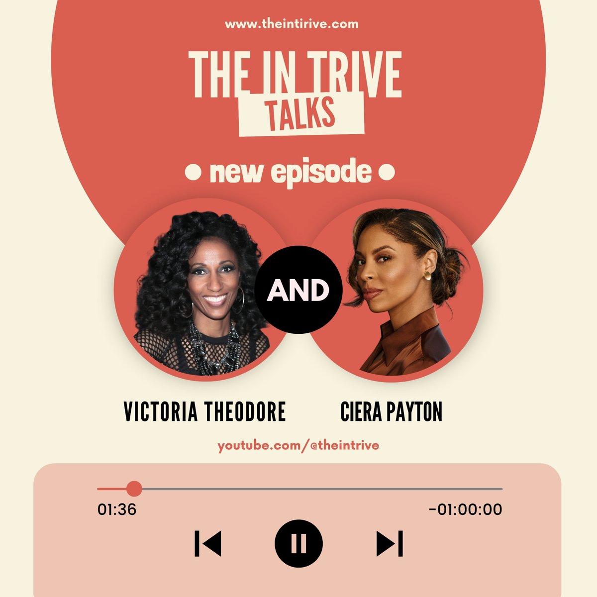 TheInTrive's tweet image. IG: instagram.com/victoriatheodo…
✨ New Episode Alert! Join me and Victoria Theodore on #TheInTriveTalks as we explore how faith shapes music and creativity. 🌟 Victoria dives into her spiritual and musical journey, offering deep insights. #FaithAndMusic #CreativeInspiration #WatchNow