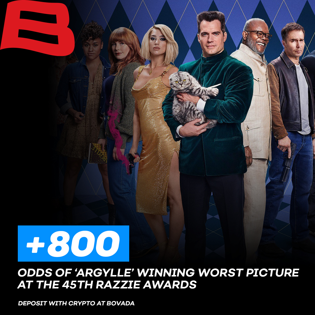 Are you betting on Argylle to win Worst Picture at the 45th Razzie Awards? 👀 🎥🎶🎭 lines ➡️ bit.ly/2TbCCmI