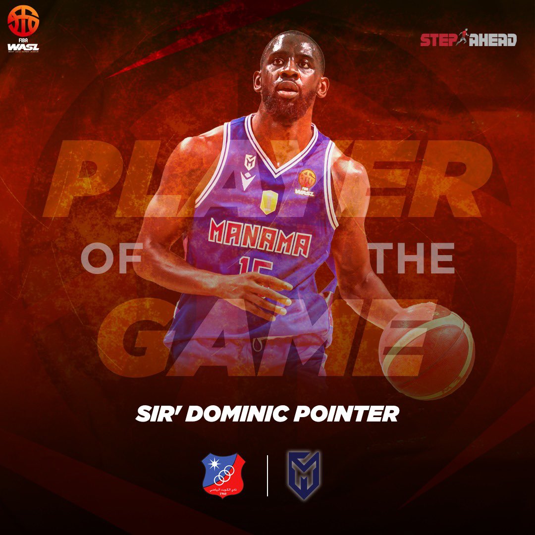 Sir Dom takes center dtage as the Step Ahead Player of the Game against Kuwait SC🔥!

#FIBAWASL #WASL #Manama #StepAhead #PlayerOfTheGame
