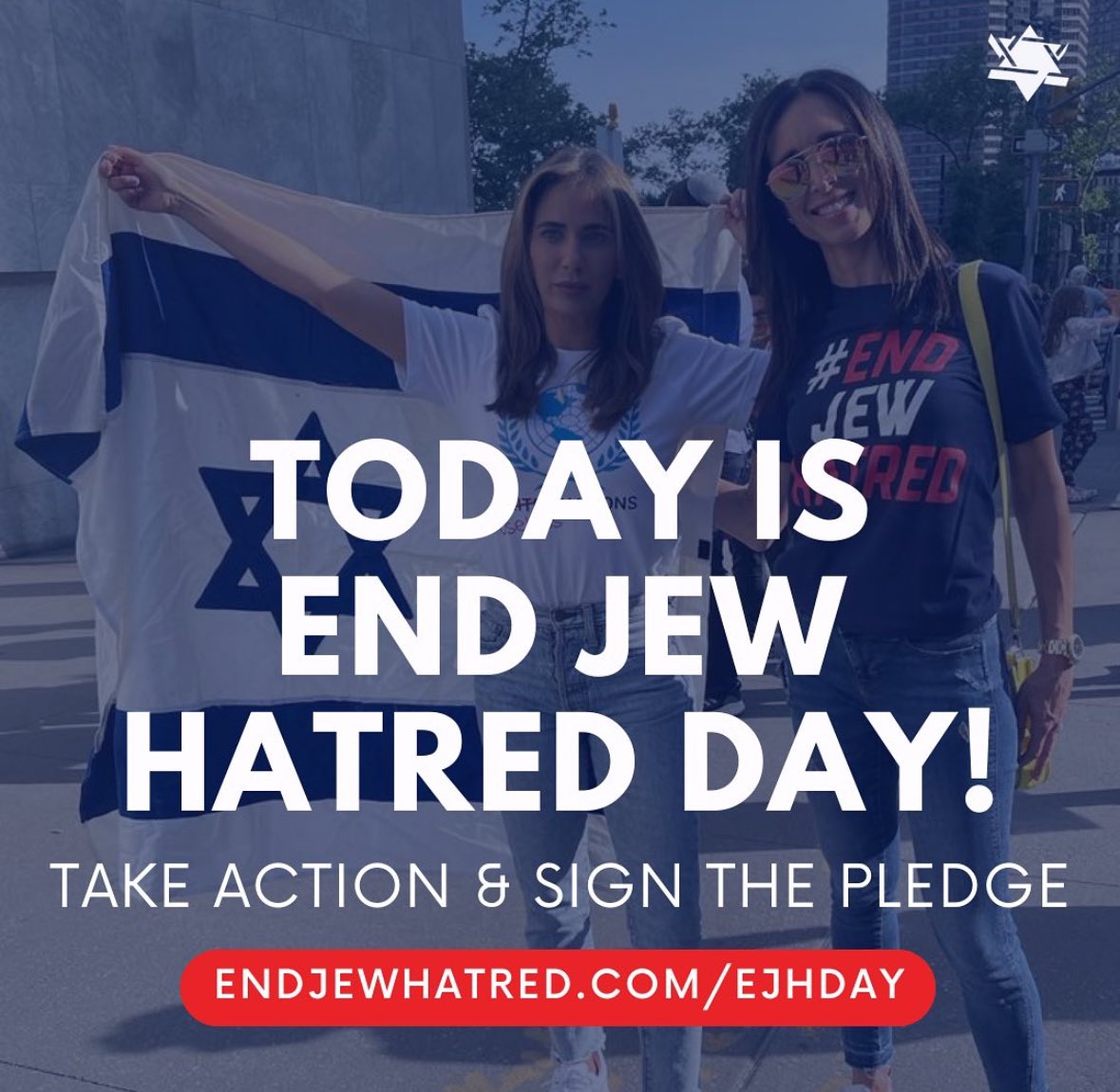 Today - April 29th - is #EndJewHatred Day! Take part in the day and share this post with why you empower the Jewish community and fight to #EndJewHatred. Our voices are stronger when we join together to call out Jew-hatred, unite to demand change, and fight for justice and a…