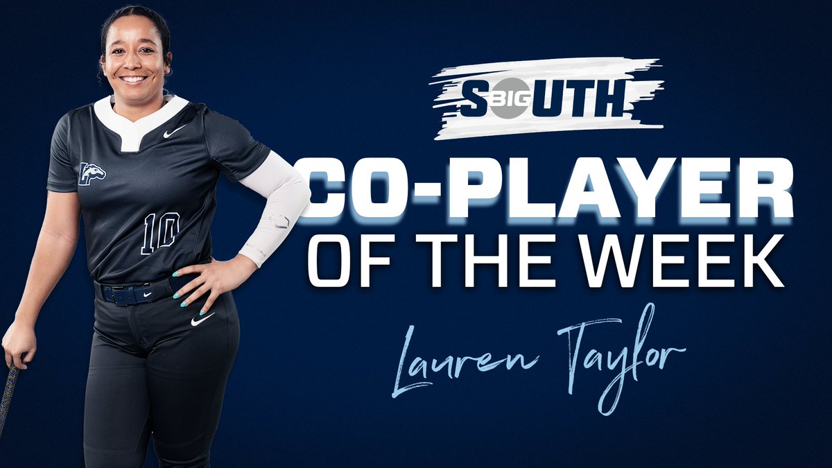 Taylor, Gawryluk pick up @BigSouthSports weekly honors 📰 shorturl.at/qHQZ7 #HorsePower | #GoWood | #SaddleUp