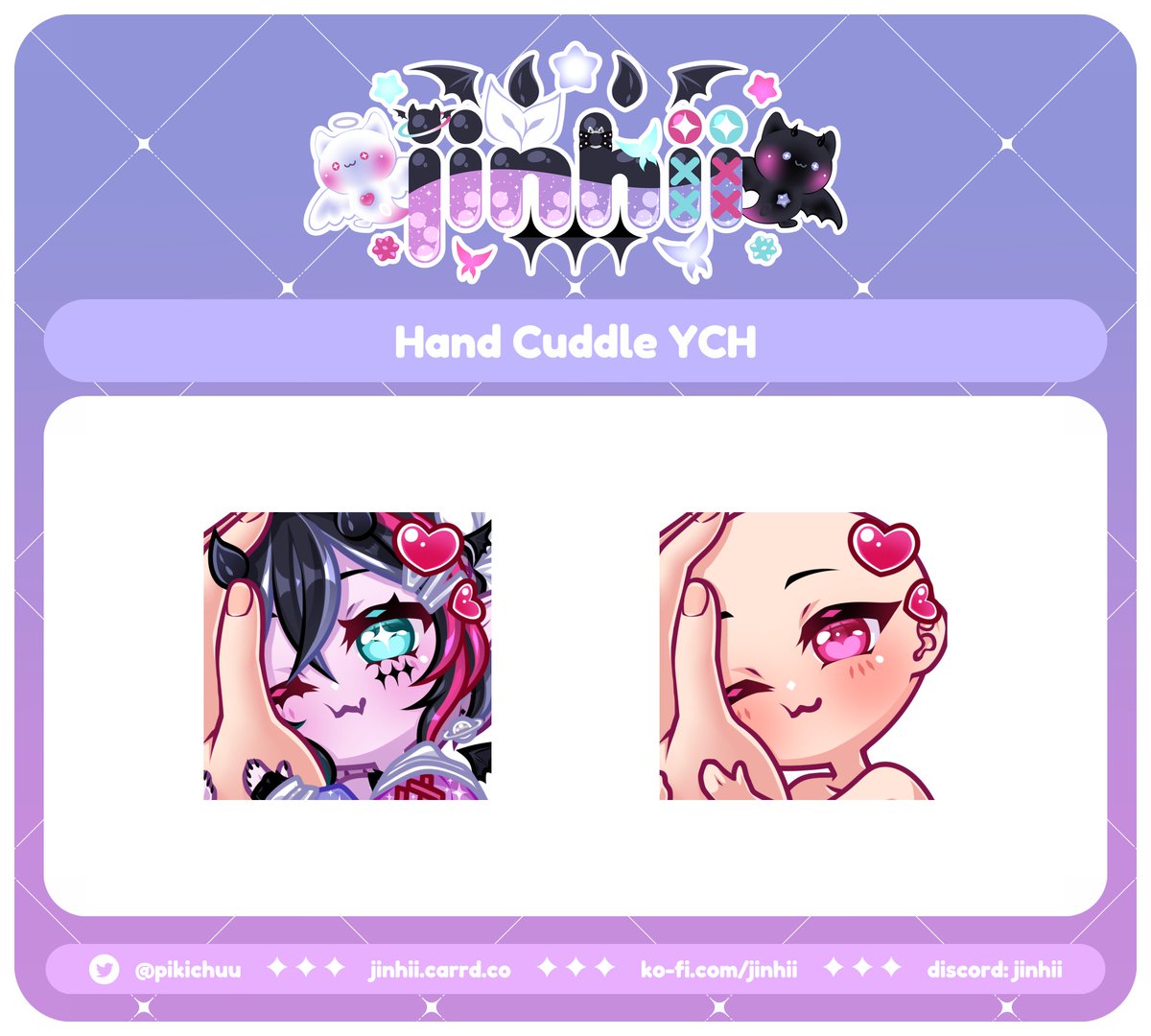 💖Hand Cuddle YCH Raffle💖 Finally finished and listed this YCH on my ko-fi! TO ENTER: ✨Like/RT/Follow ✨Comment with your fav emoji! ✨1 winner will get a hand cuddle ych~ ✨Raffle ends on May 15th!