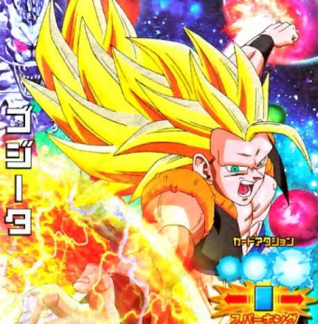 For anyone wondering what SSJ3 Gogeta looks like Dragon Ball Heroes gives him SSJ3