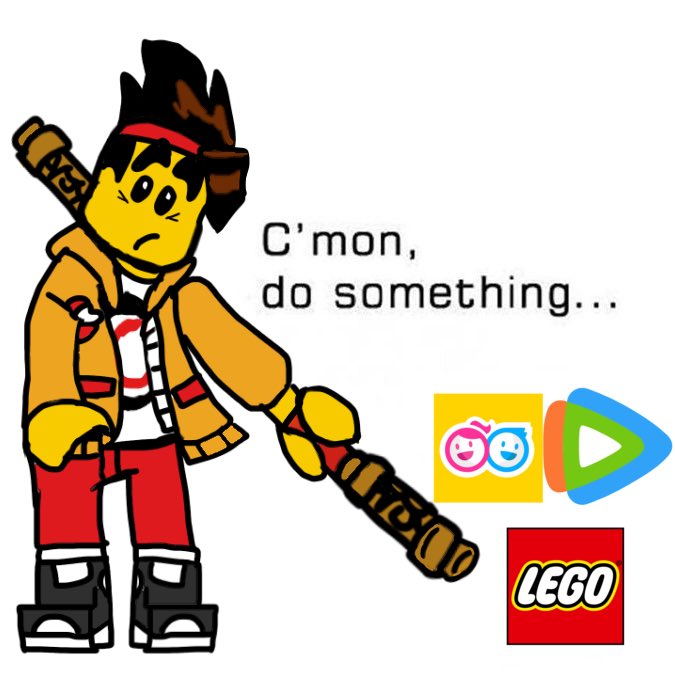 Heard it’s morally correct to bully Lego/HappyKids/Tencent into releasing Season 5 now. #MonkieKid #MonkieKidFanart #LEGOMonkieKid #legomonkiekidfanart