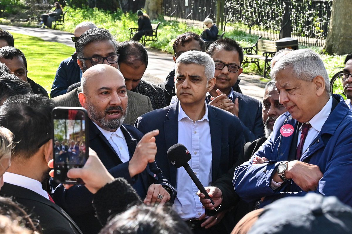 Today we welcomed @SadiqKhan to Tower Hamlets. Thank you for inspiring our activists as well as outlining your ambitions manifesto for London. We will be working hard on Thursday to ensure you & @unmeshdesai is re-elected. Grateful to everyone who came to the campaign rally.