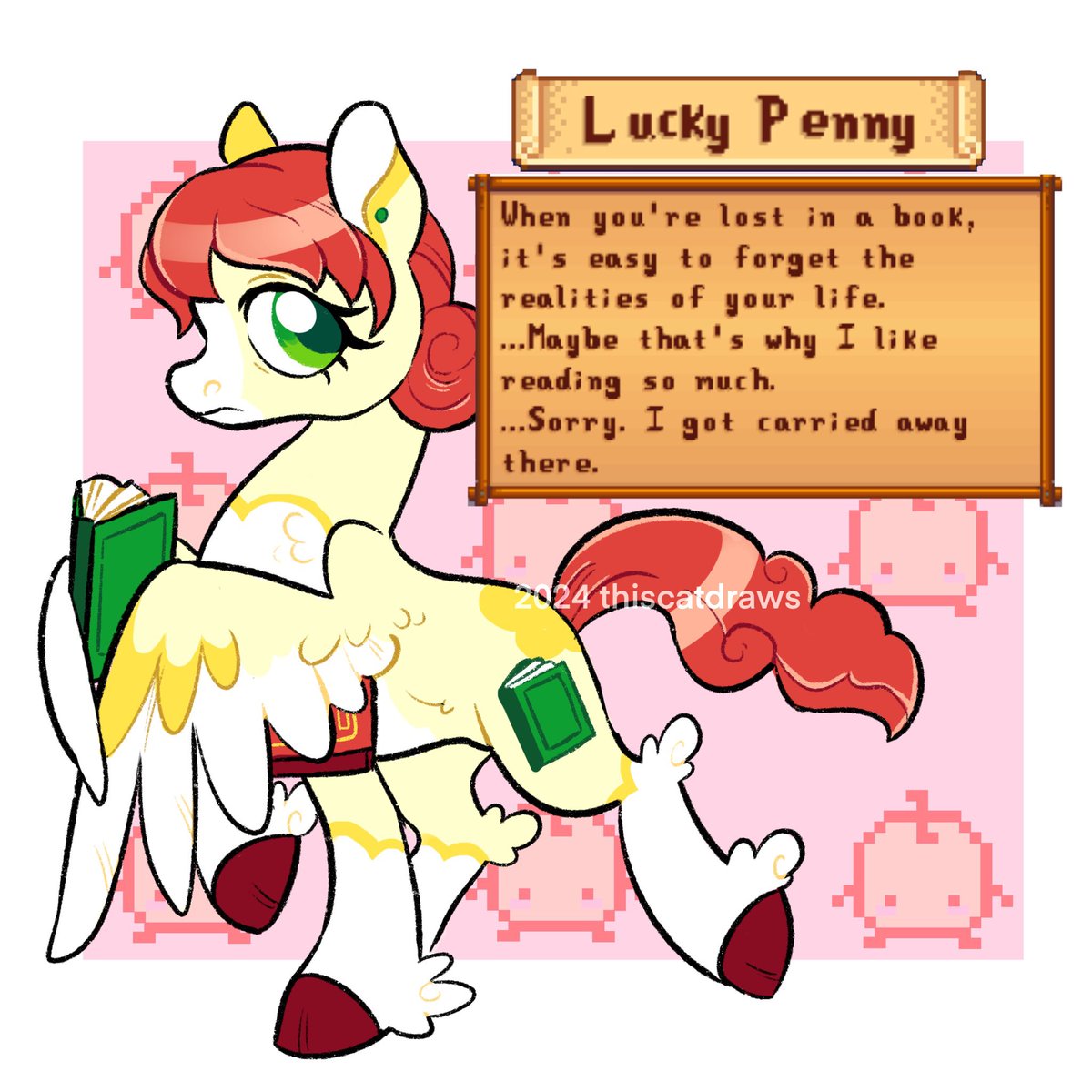 The kind-hearted teacher of Stardew Valley, Penny!

#MLP