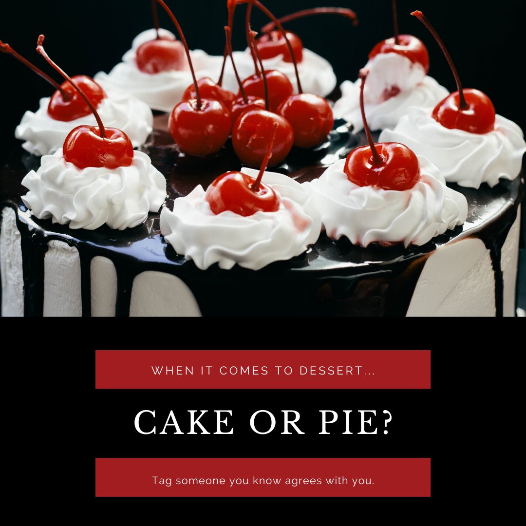 Cake or pie? 🍰 🥧

#wouldyourather #dessert #eatlater #sweettooth #lovesugar