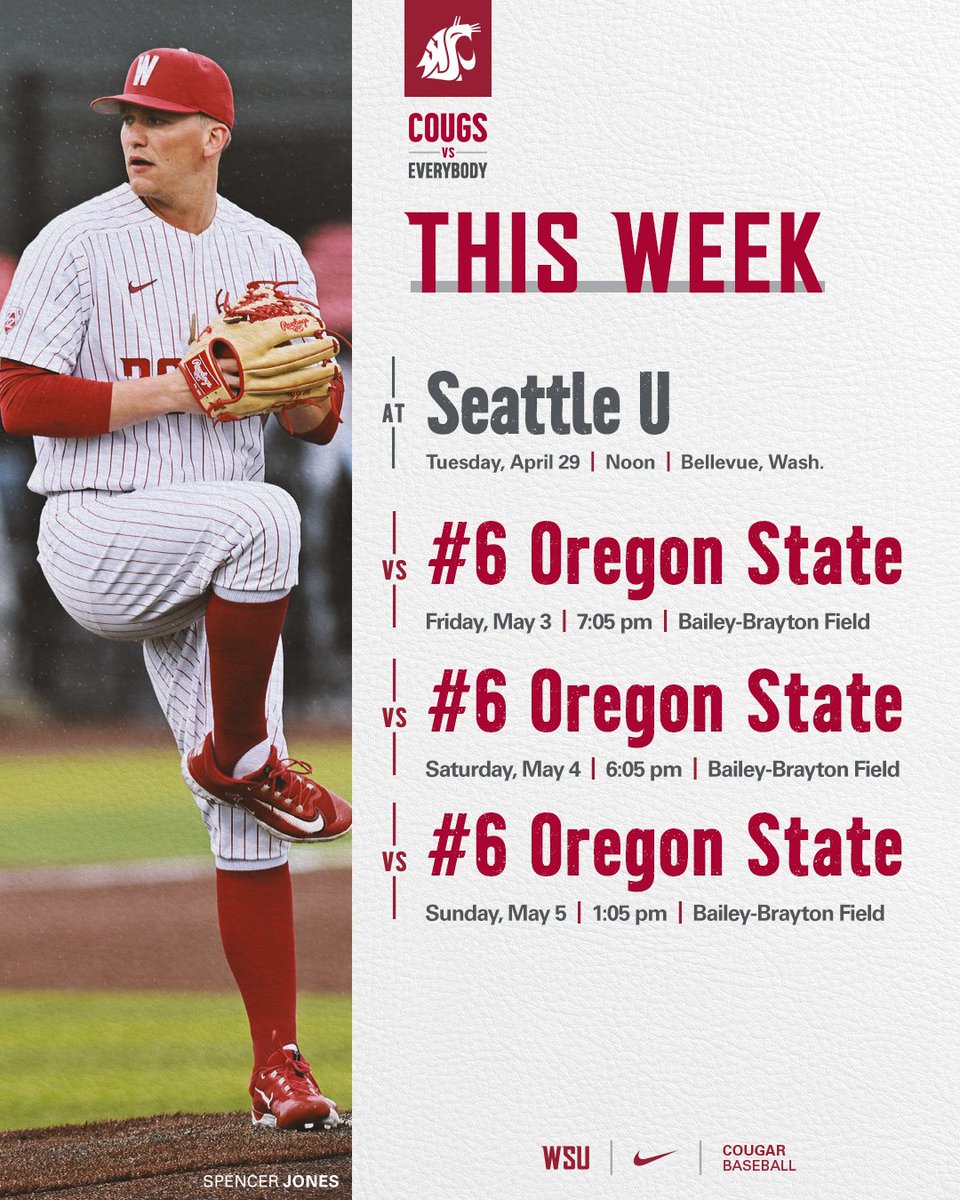 Busy week for the Cougs!

**All 3 games against OSU will be on the Pac-12 Network**

#GoCougs | <a href="/Pac12Network/">Pac-12 Network</a>