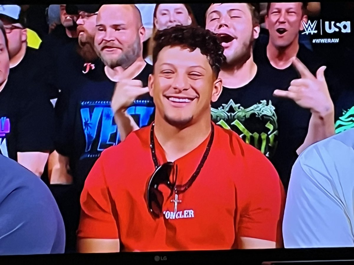 Kansas City Chiefs Quarterback Patrick MaHomes #WWERaw #KansasCityChiefs #PatrickMaHomes