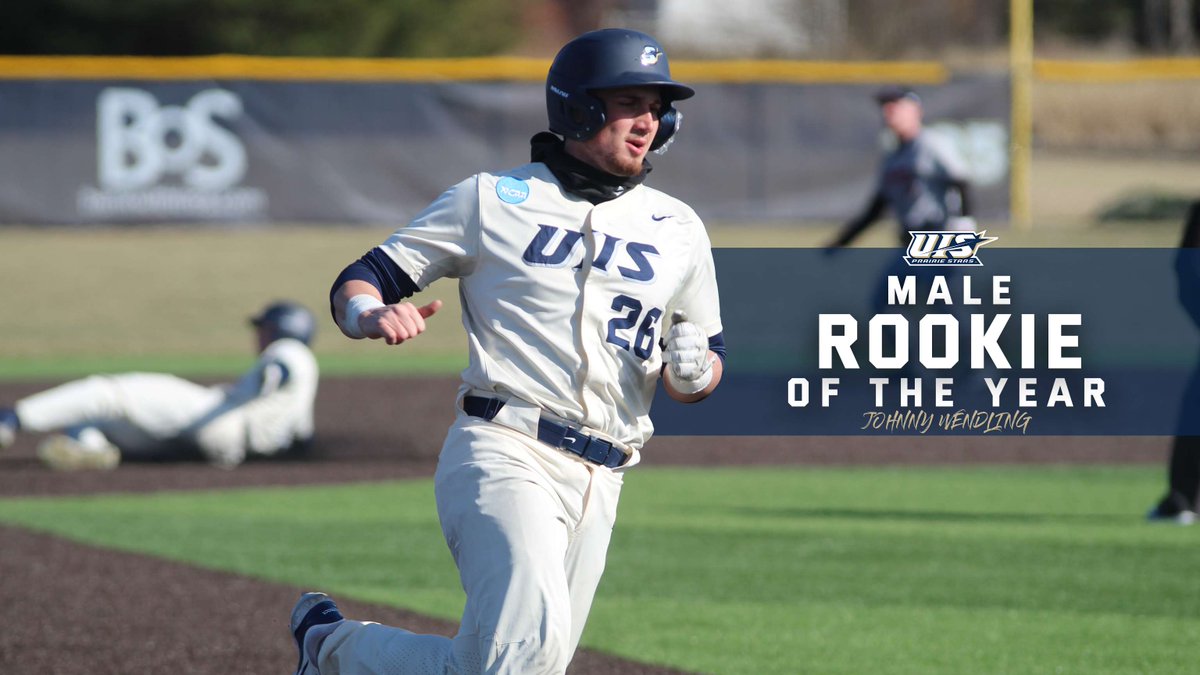 ⭐MALE ROOKIE OF THE YEAR⭐ Johnny Wendling ➡️ @Baseball_UIS #WeAreStars