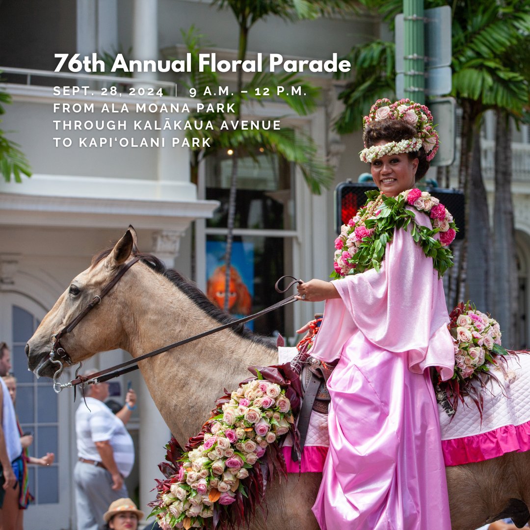 Mark your calendars! 📅 Aloha Festivals returns this year celebrating its 78th year in 2024. 🎉 
Learn more at alohafestivals.com

#AlohaFestivals @hawaiihta @oahuvb @gohawaii