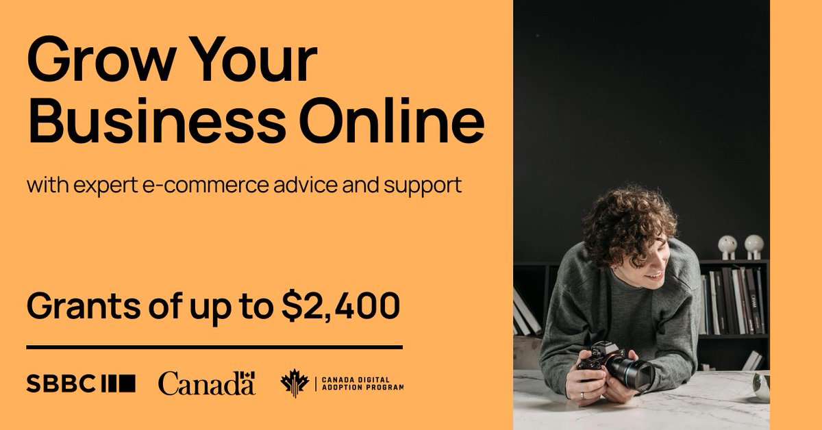 Transform your business digitally with the Canada Digital Adoption Program grant. Explore it today and unlock endless possibilities for growth and success. Apply today: sbbc.co/CDAP #DigitalAdoption