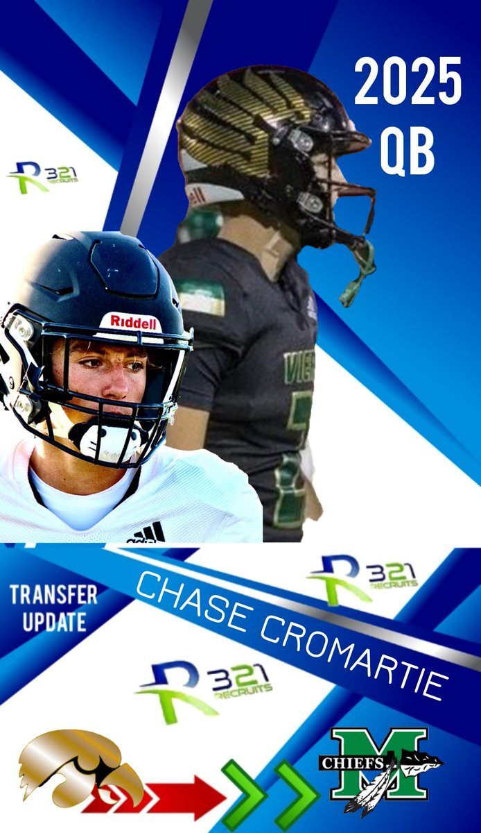 TRANSFER UPDATE: As part of a family move. Viera 2025 QB @CromartieChase '2Times' is moving to Peachtree City GA and plans to attend McIntosh HS.    #321Recruits #TransferUpdate @larryblustein #Flhsfb @FlaHSFootball @JonSantucci @Andy_Villamarzo
