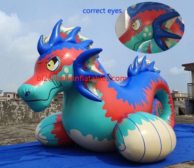 beautiful seahorse #inflatablecartoonanimal #seaanimals #beileinflatables