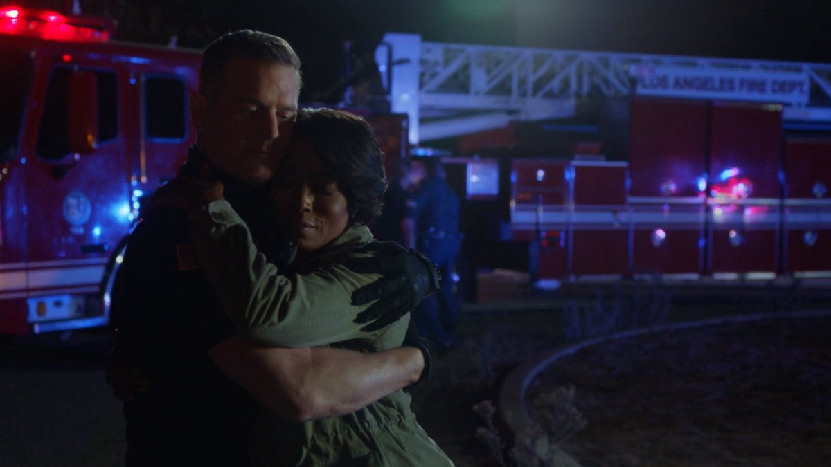 I'm obsessed with Bobby & Athena's love in every way possible, I wish they were real. 🥺 #911twt #911onABC #911abc #Bathena #BobbyNash #AthenaGrant #PeterKrause #AngelaBassett