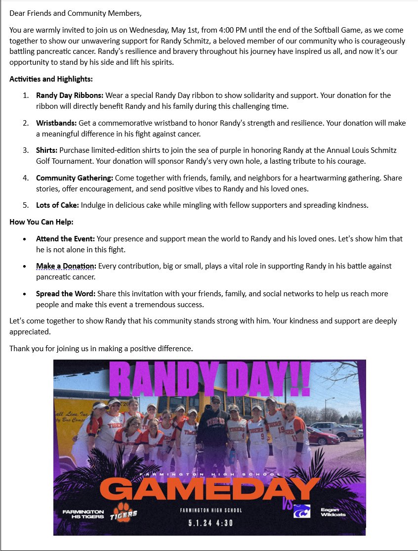 More information about Randy Day, coming up this Wednesday! 💜