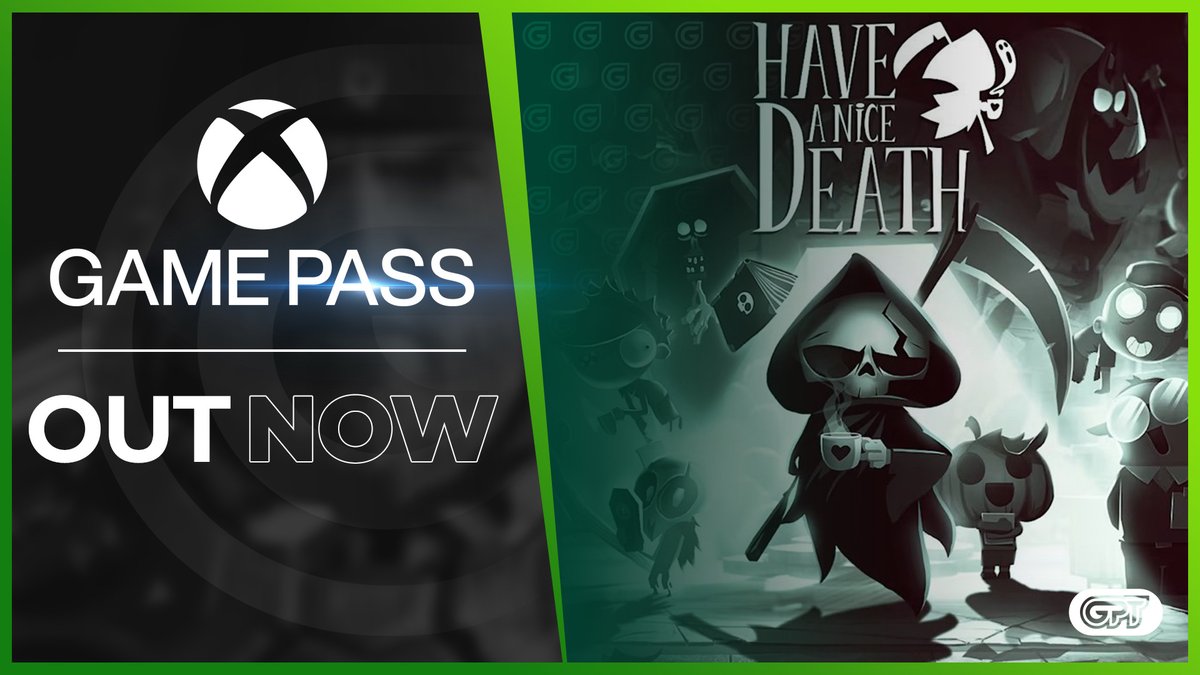 🚨 NEW GAME PASS DROP 🚨

Service: #XboxGamePass
Game: Have a Nice Death
When: NOW
Platforms: #Xbox, PC, and Cloud Gaming 💚🎮