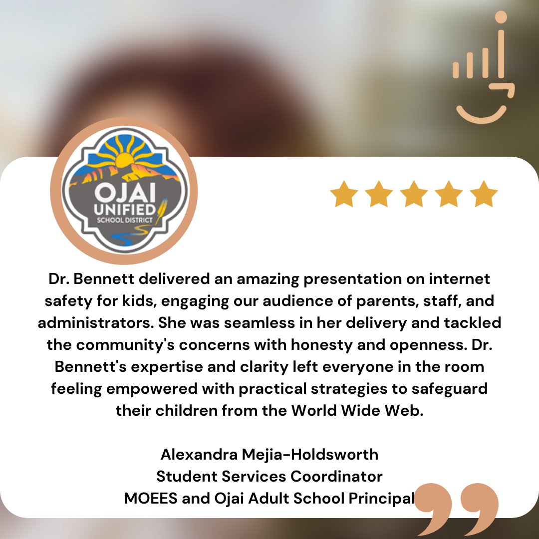 Thank you Ojai USD for hosting my screen safety presentationi Wednesday night! We had a great turnout! #screensafetypresenter #screensafety #screensafetypresentation #screensafetyexpert #internetsafetyexpert #wellnesspresentation #socialmediasafety #PTA