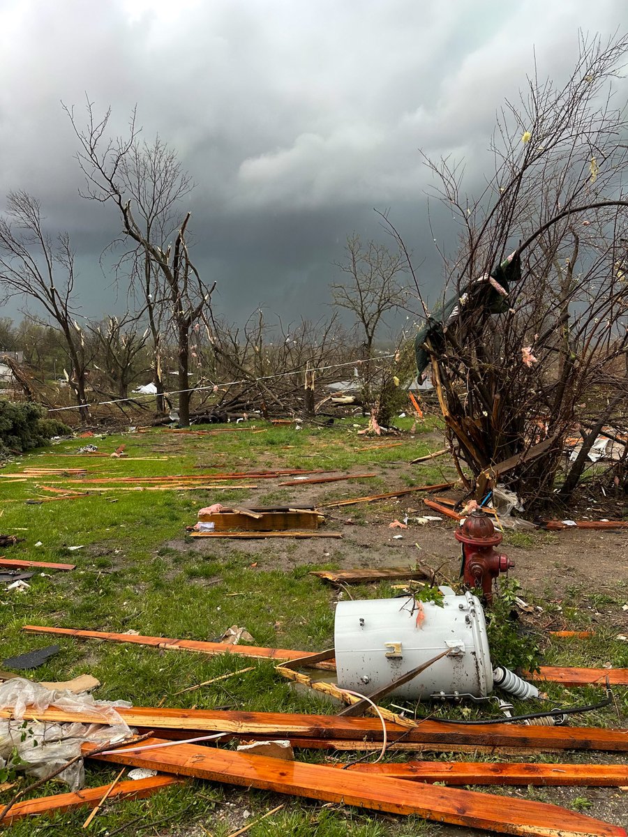 It certainly wasn’t the most photogenic thing I’ve ever seen at this point but it sure was a memorable intercept. I’ll never forget the sound of cracking timber as it tore through the wooded subdivision, just west of Highway 133. Hard to see in the photo but a tense moment as a…