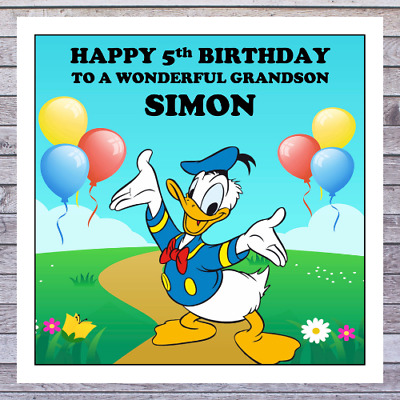 PERSONALISED BIRTHDAY CARDS & PARTY INVITATIONS  #birthdaycards #happybirthday #partyinvites #greetingcards #birthdaygirl #birthdayboy #donaldduck bit.ly/45Aq75S