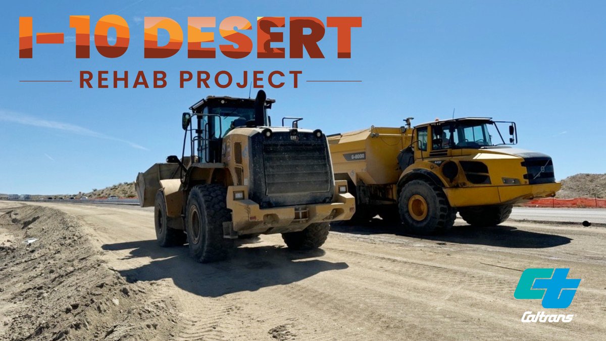 Traffic Switch Update 🚧 Beginning tomorrow, Tuesday, April 30 from 7 p.m. to 5 a.m., eastbound I-10 traffic will be shifted into newly paved eastbound lanes in preparation for the westbound switch occurring later this week! More info @ I10DesertRehab.com #I10DesertRehab