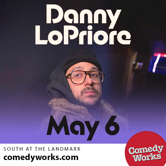 Next week catch @DannyLoPriore on the Comedy Works South stage! Tickets at comedyworks.com 👈