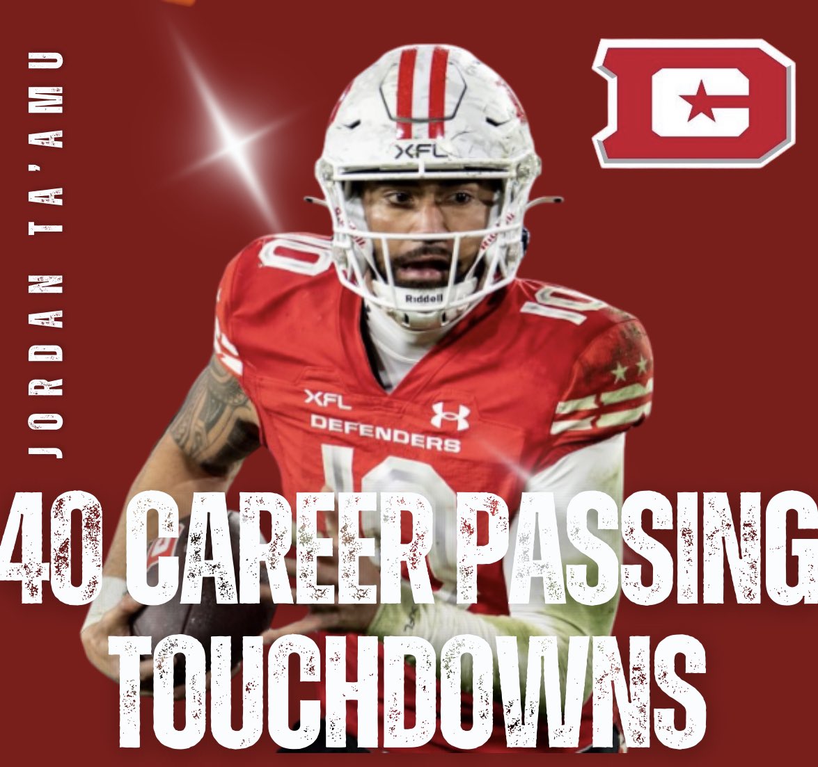 In addition to Ta’amu crossing 1k Rushing Yards he also threw his 40th career TD pass. He becomes the first Spring QB since 2000 to hit this milestone. Luis Perez, Brandon Silvers, Case Cookus, and AJ McCarron are the next 4 on the list.